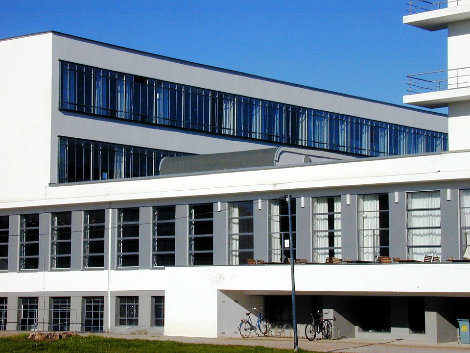 a church done in the Bauhaus style