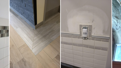 collage of tile details