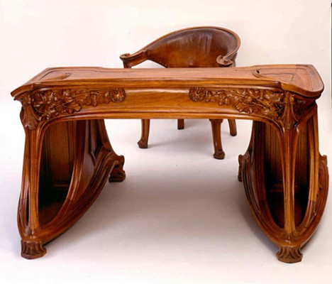 an art nouveau style desk